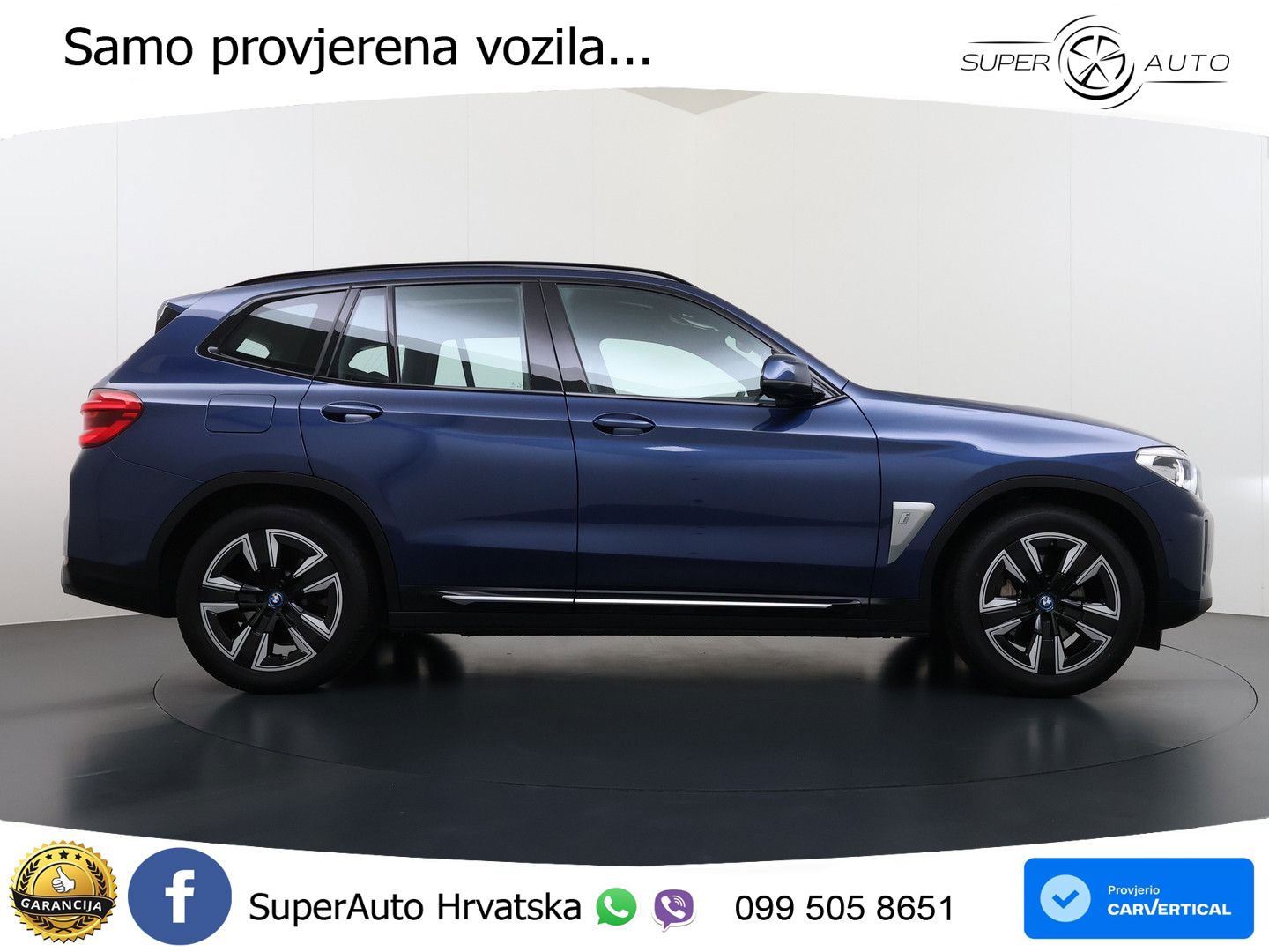 BMW iX3 80 kWh (286 KS) LED+GR SJED+ACC