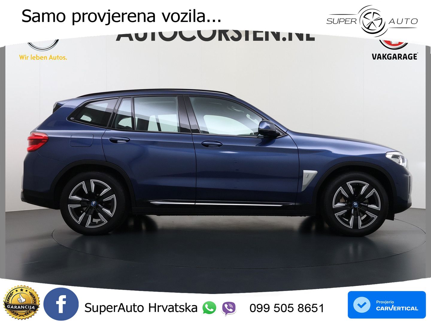 BMW iX3 80 kWh (286 KS) LED+GR SJED+ACC