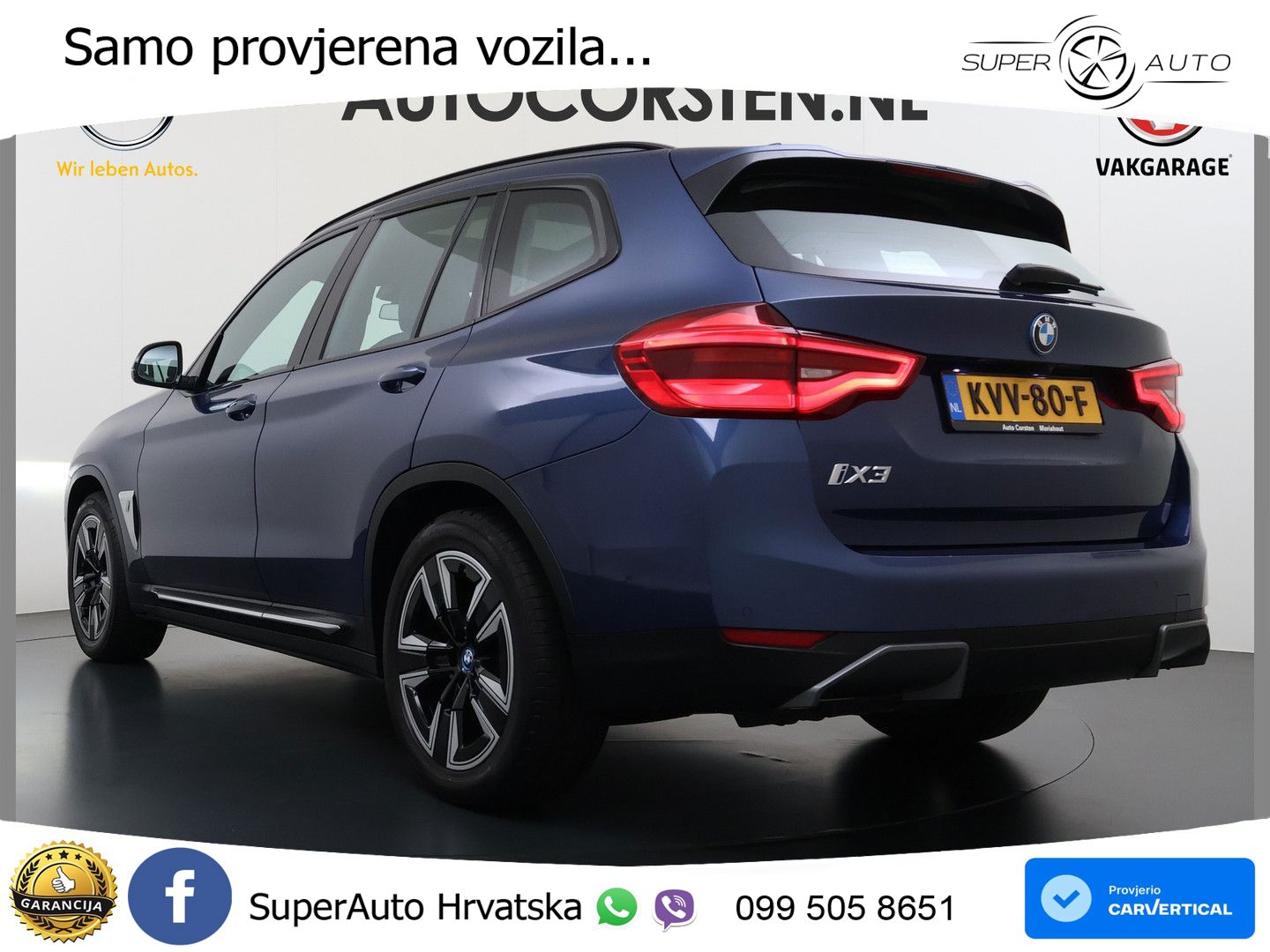BMW iX3 80 kWh (286 KS) LED+GR SJED+ACC