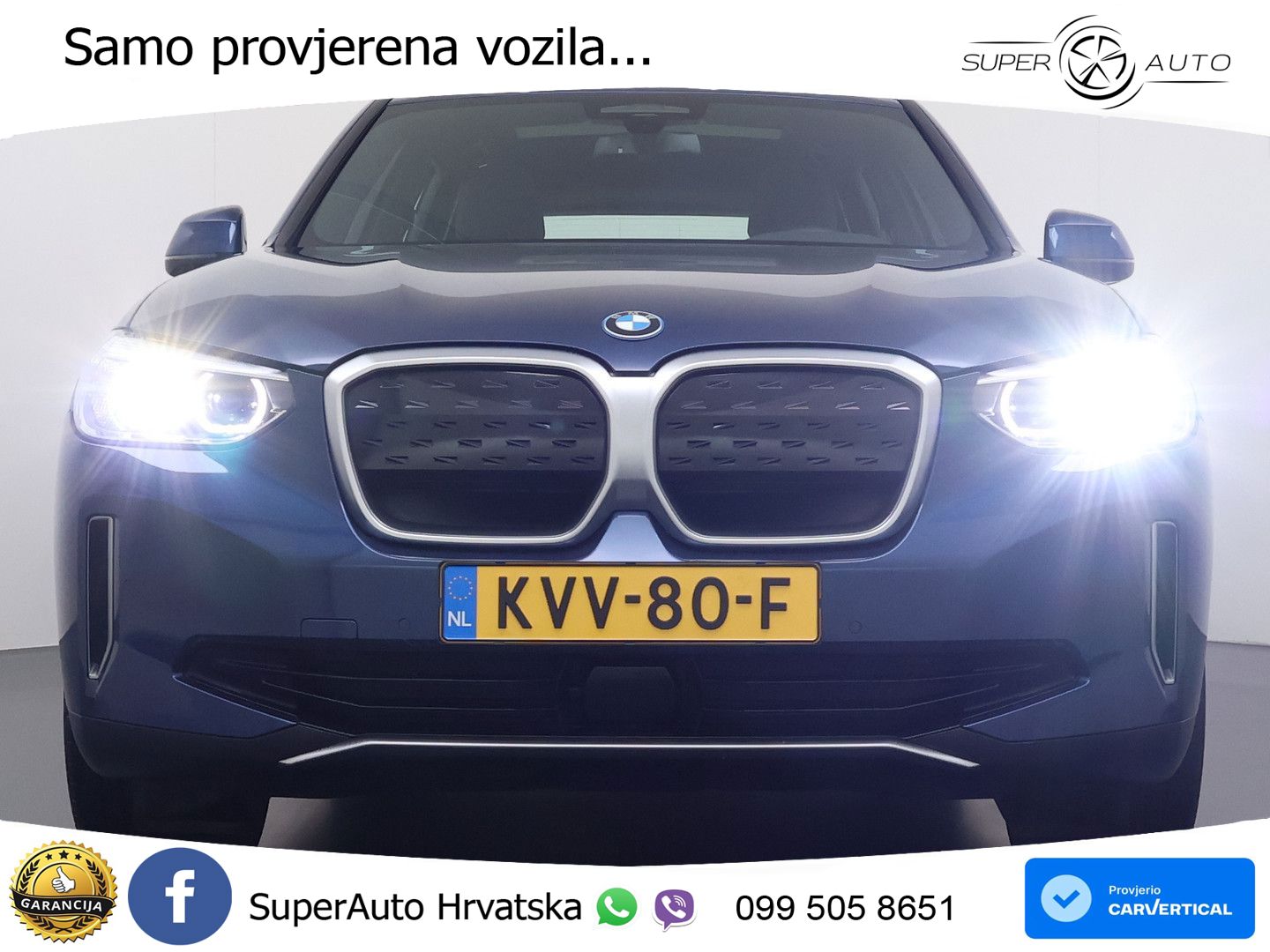 BMW iX3 80 kWh (286 KS) LED+GR SJED+ACC