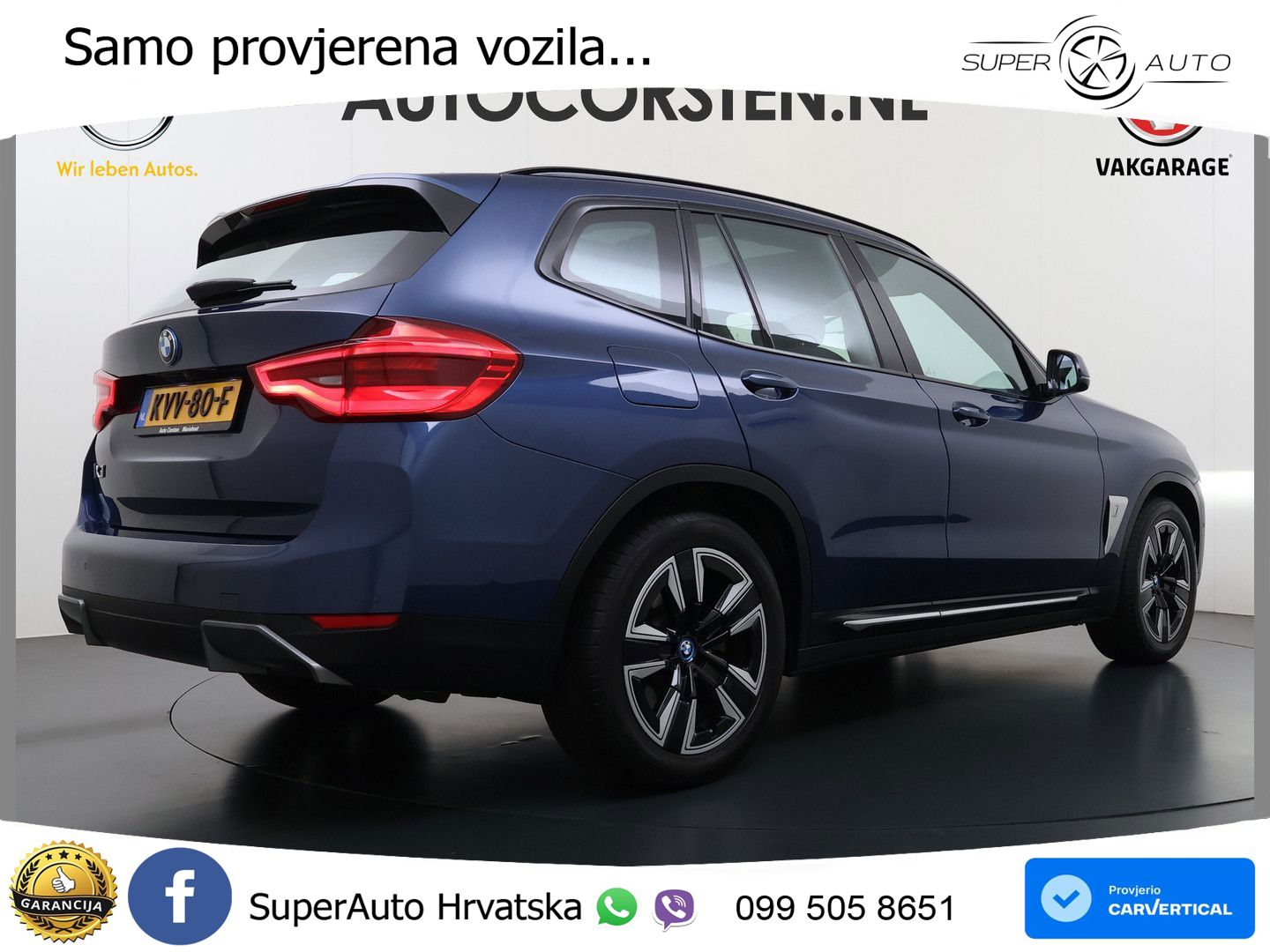 BMW iX3 80 kWh (286 KS) LED+GR SJED+ACC