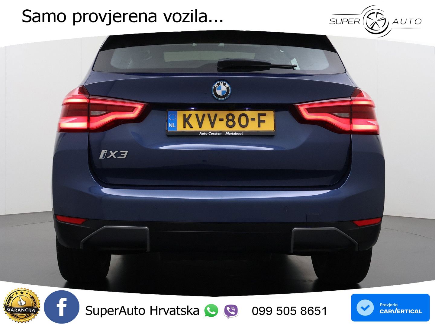 BMW iX3 80 kWh (286 KS) LED+GR SJED+ACC