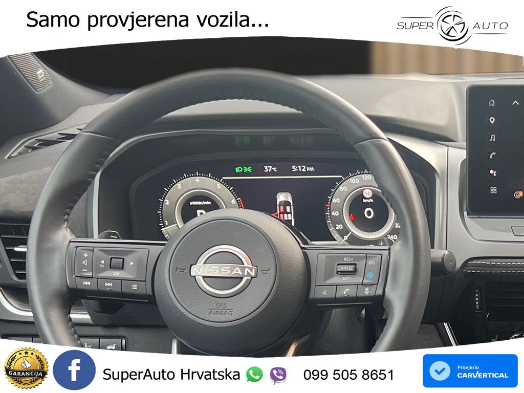 Nissan Qashqai 1.3 DIG-T (158 KS) Xtronic Tekna LED+GR SJED+ACC