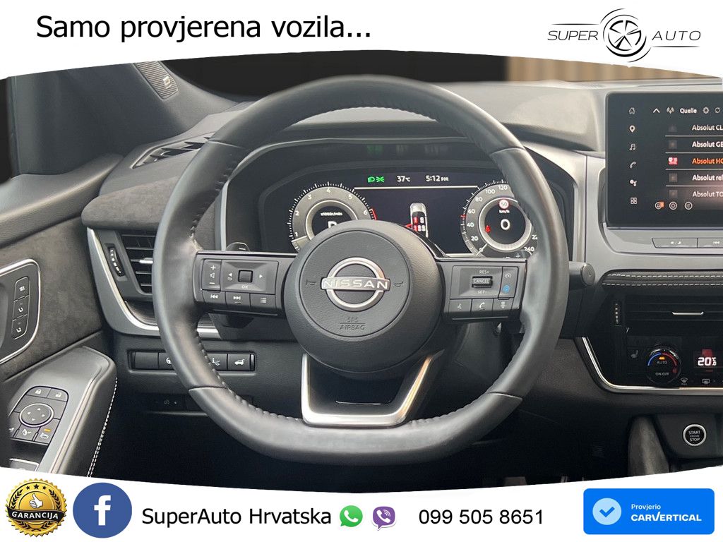 Nissan Qashqai 1.3 DIG-T (158 KS) Xtronic Tekna LED+GR SJED+ACC