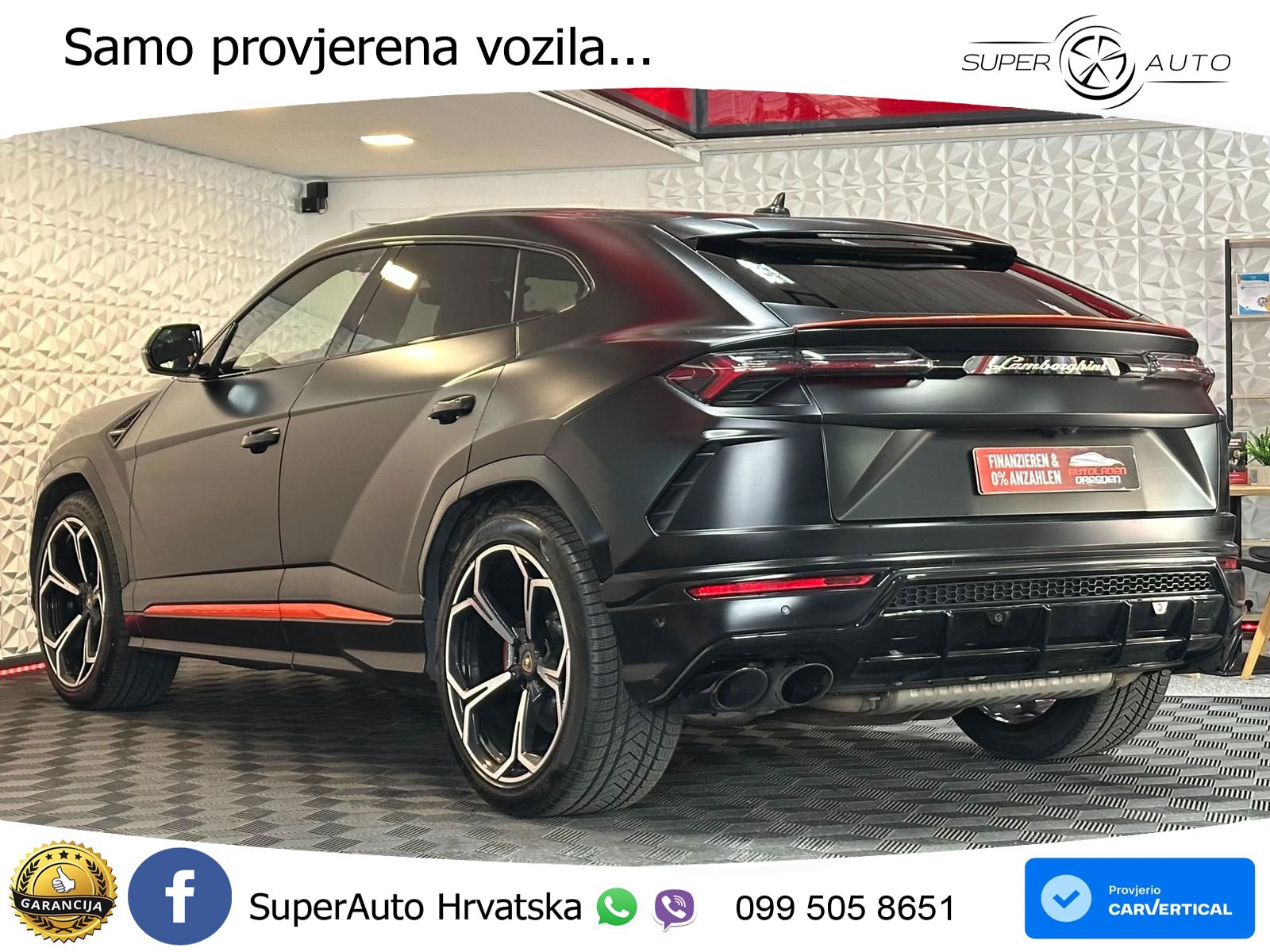 Lamborghini Urus 4.0 V8 (650 KS) 4WD Automatic ZRAČNI+ACC+GR SJED+KAM+PANO