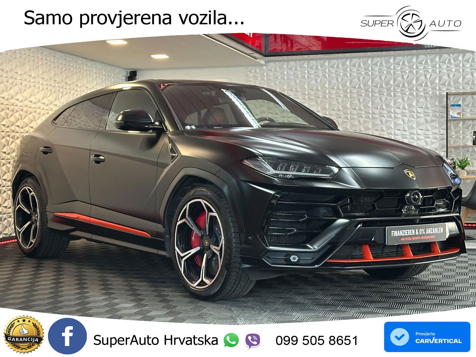 Lamborghini Urus 4.0 V8 (650 KS) 4WD Automatic ZRAČNI+ACC+GR SJED+KAM+PANO