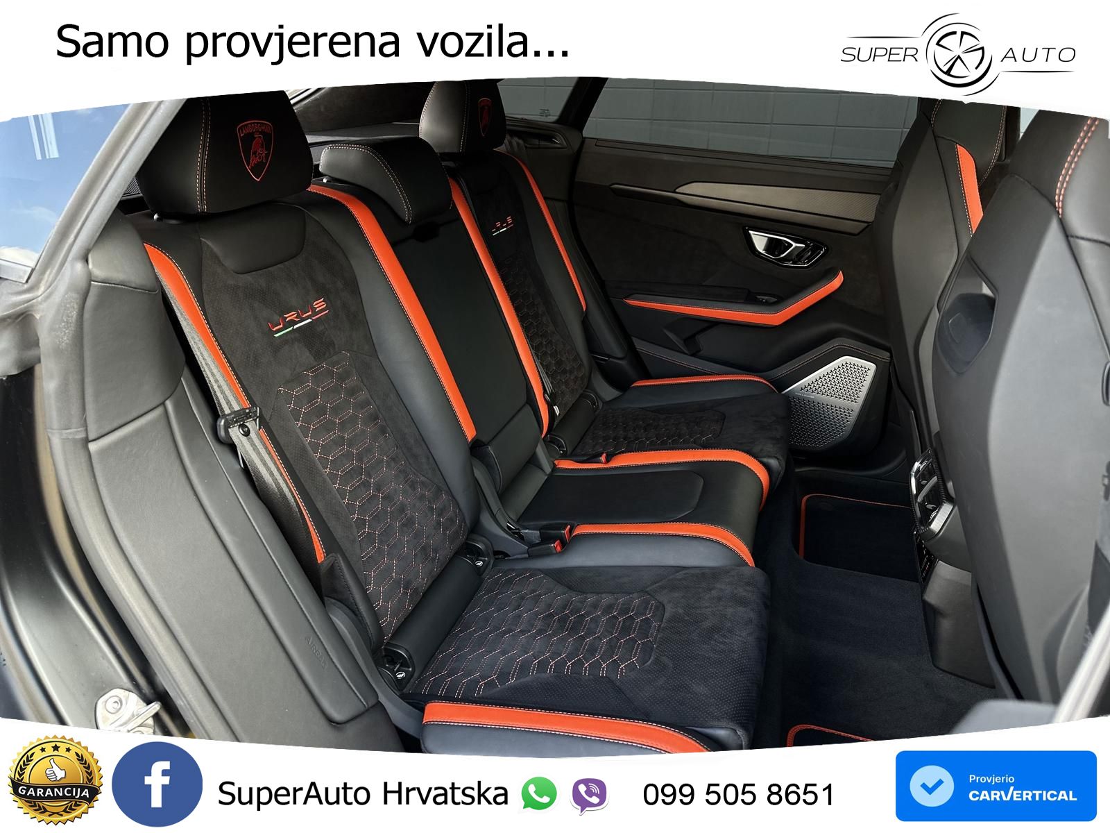 Lamborghini Urus 4.0 V8 (650 KS) 4WD Automatic ZRAČNI+ACC+GR SJED+KAM+PANO