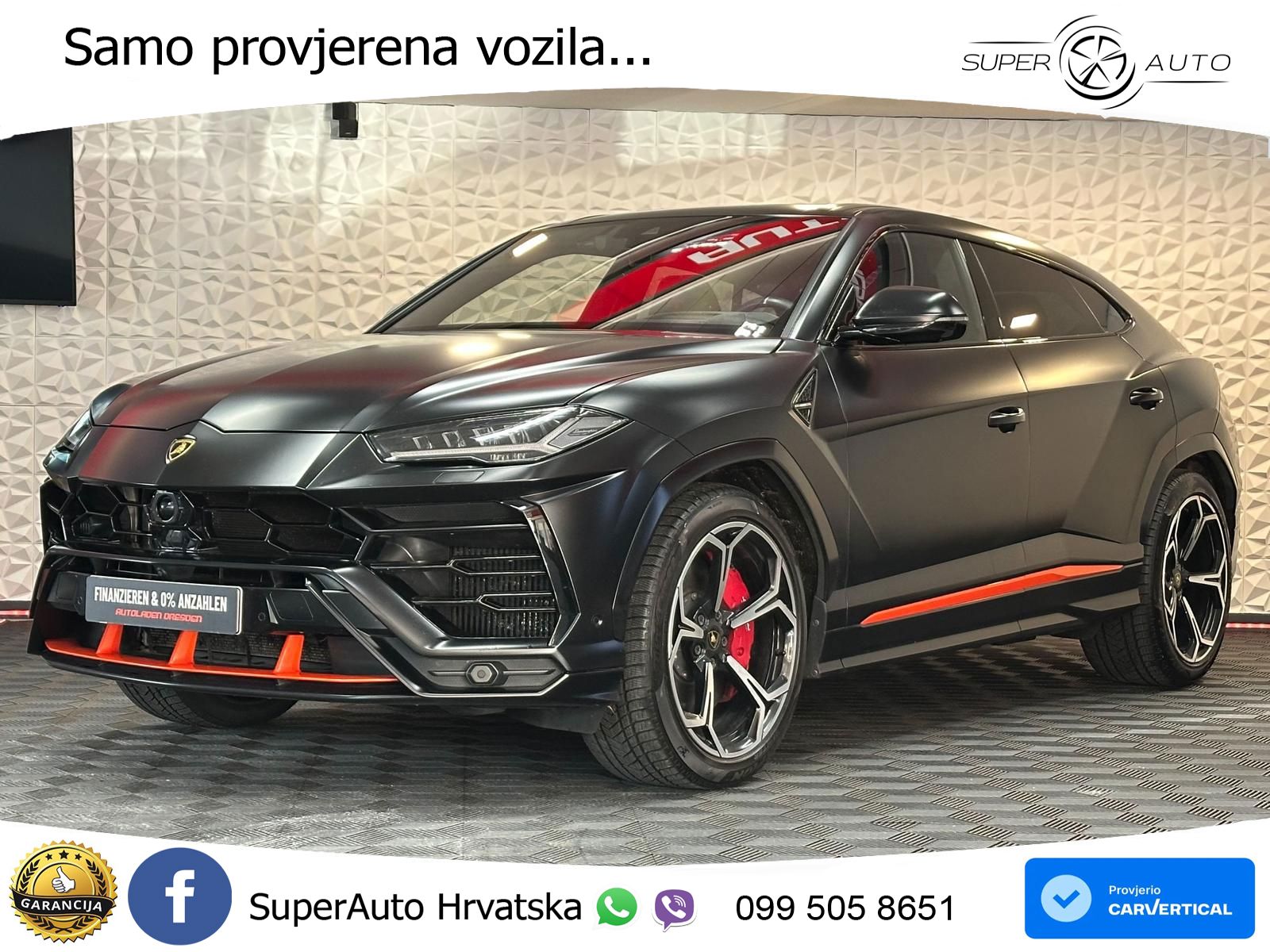Lamborghini Urus 4.0 V8 (650 KS) 4WD Automatic ZRAČNI+ACC+GR SJED+KAM+PANO