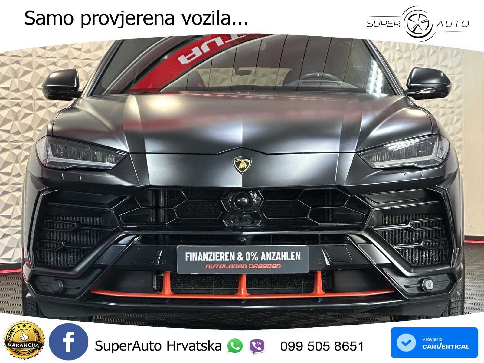 Lamborghini Urus 4.0 V8 (650 KS) 4WD Automatic ZRAČNI+ACC+GR SJED+KAM+PANO