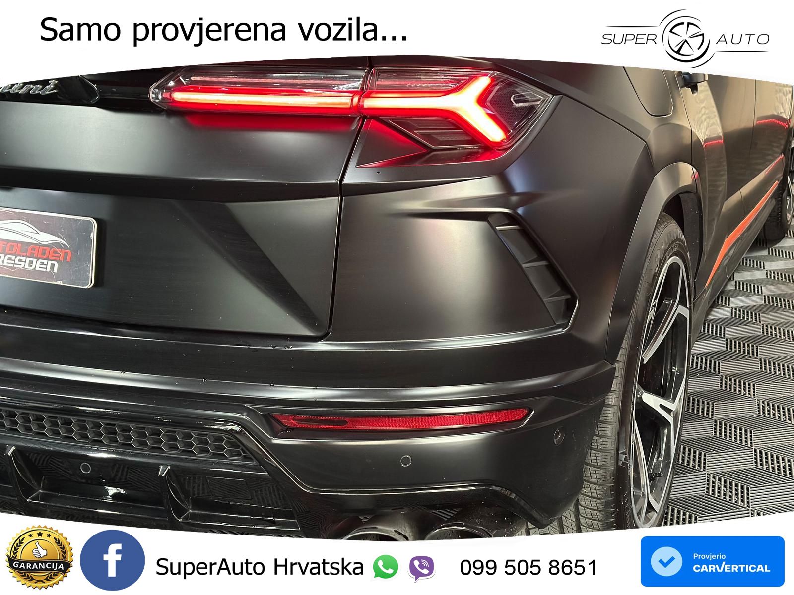 Lamborghini Urus 4.0 V8 (650 KS) 4WD Automatic ZRAČNI+ACC+GR SJED+KAM+PANO
