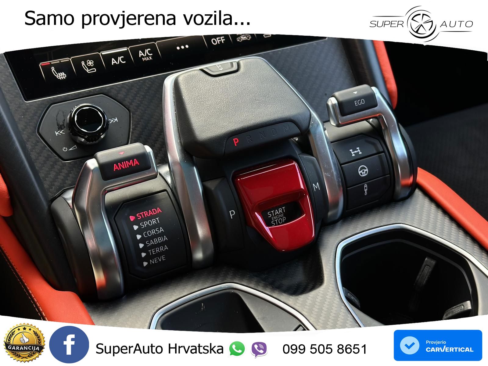Lamborghini Urus 4.0 V8 (650 KS) 4WD Automatic ZRAČNI+ACC+GR SJED+KAM+PANO