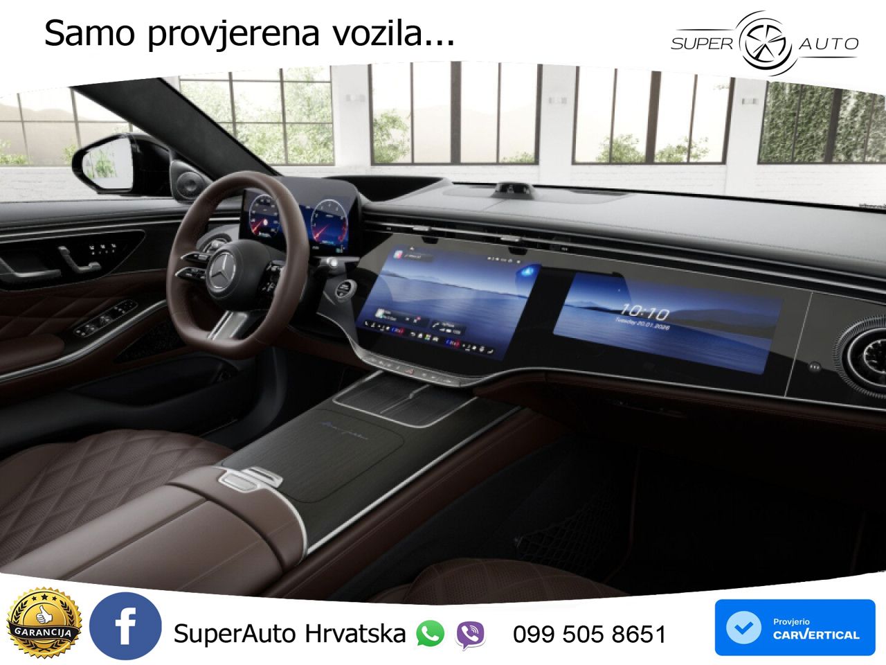 Mercedes S 580 V8 (537 KS) EQ Boost 4MATIC 9G-TRONIC AMG ACC+HEAD+4xGR SJED+360+PANO