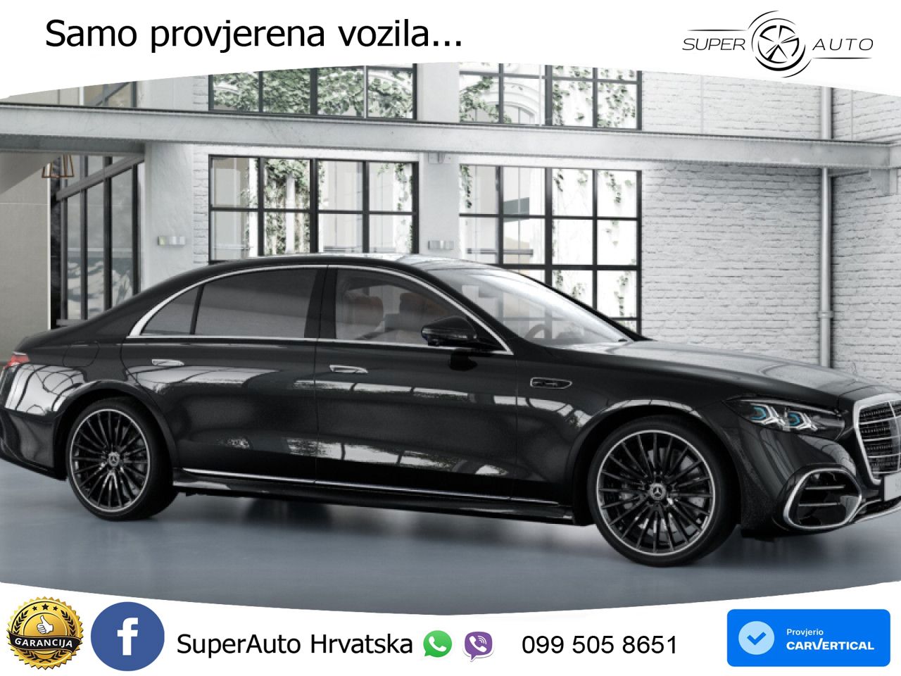 Mercedes S 580 V8 (537 KS) EQ Boost 4MATIC 9G-TRONIC AMG ACC+HEAD+4xGR SJED+360+PANO