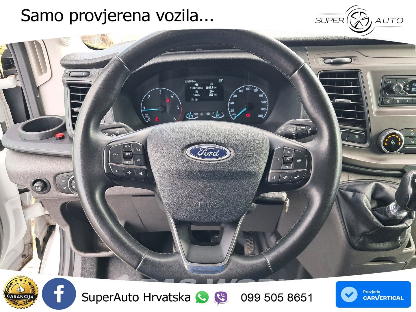 Ford Transit 160pk Ladebordwand 170PS Koffer Klima Te 160 KS