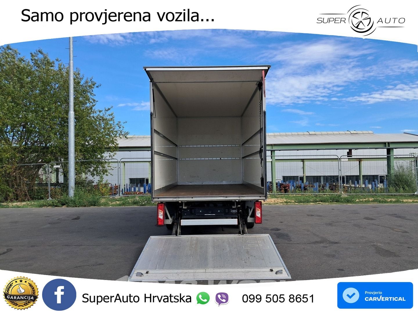 Ford Transit 160pk Ladebordwand 170PS Koffer Klima Te 160 KS