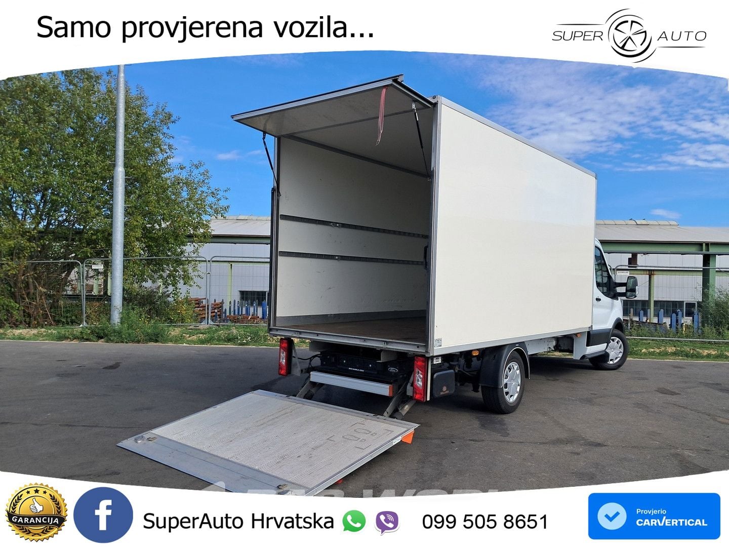 Ford Transit 160pk Ladebordwand 170PS Koffer Klima Te 160 KS