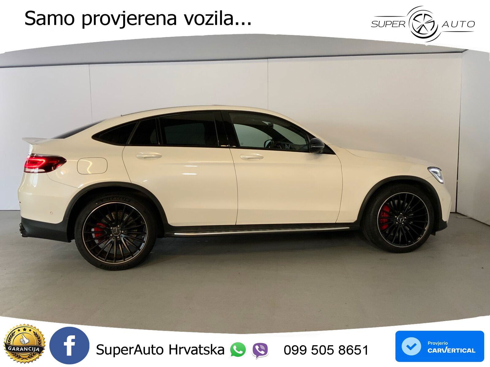 Mercedes GLC Coupe AMG 63 S V8 (510 KS) 4MATIC+ MCT ZRAČNI+ACC+4xGR SJED+360