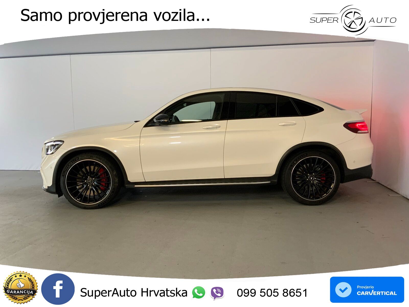Mercedes GLC Coupe AMG 63 S V8 (510 KS) 4MATIC+ MCT ZRAČNI+ACC+4xGR SJED+360
