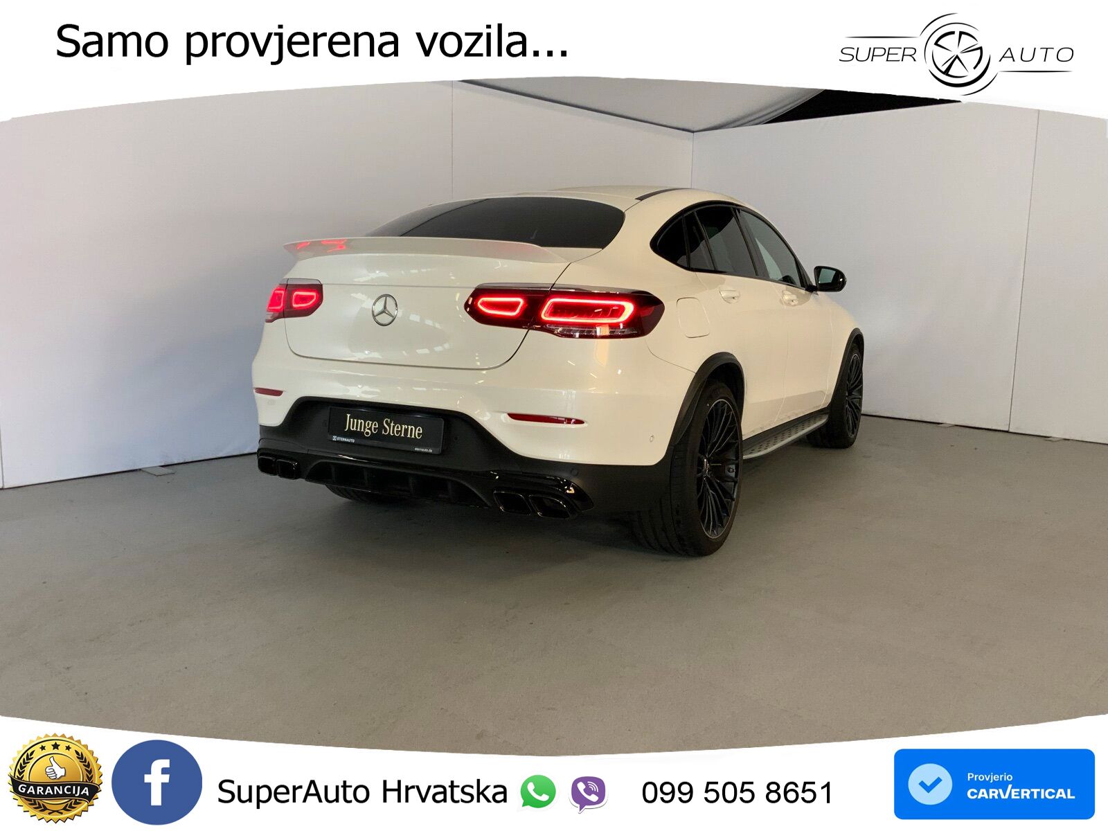 Mercedes GLC Coupe AMG 63 S V8 (510 KS) 4MATIC+ MCT ZRAČNI+ACC+4xGR SJED+360