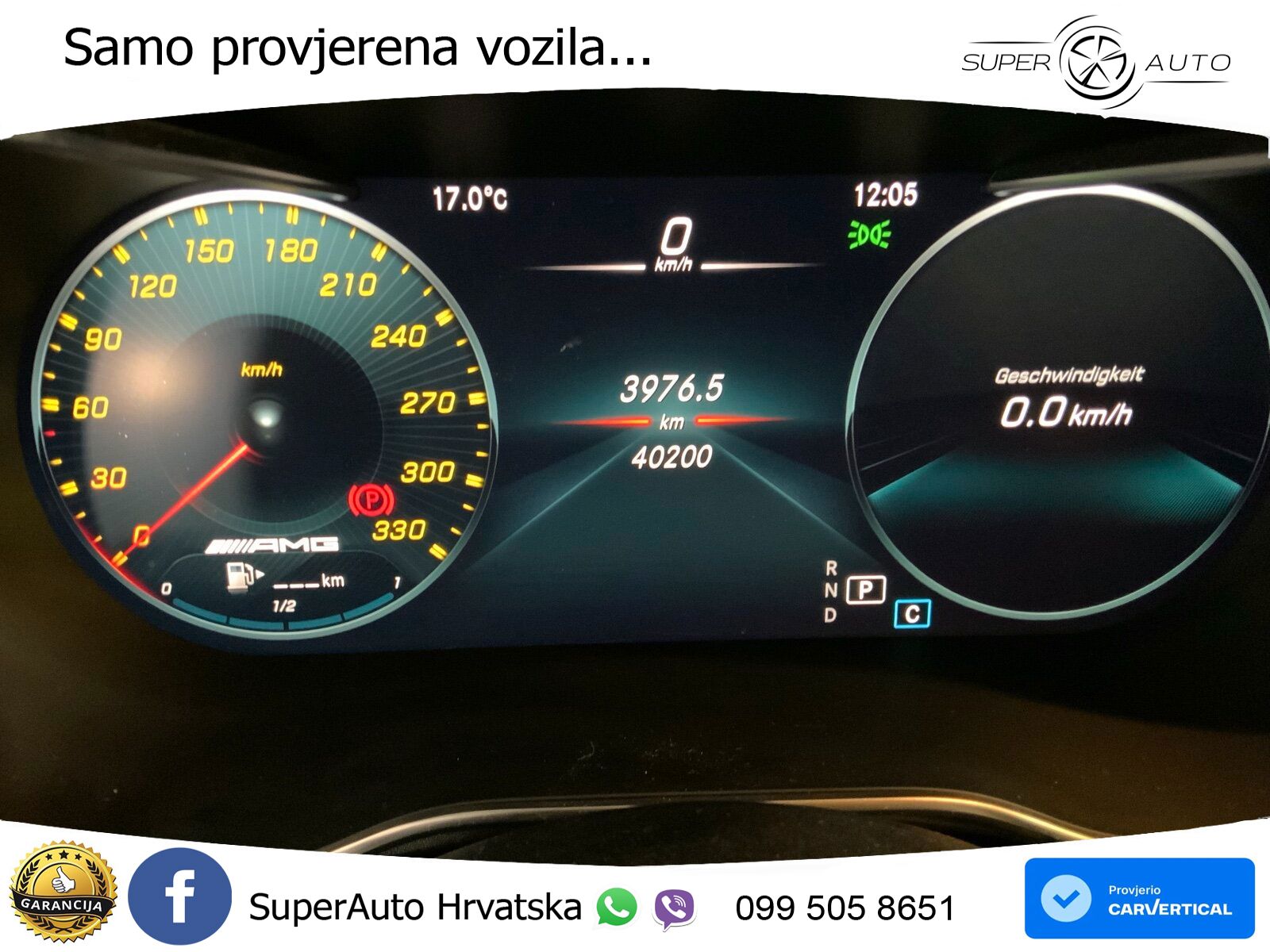 Mercedes GLC Coupe AMG 63 S V8 (510 KS) 4MATIC+ MCT ZRAČNI+ACC+4xGR SJED+360