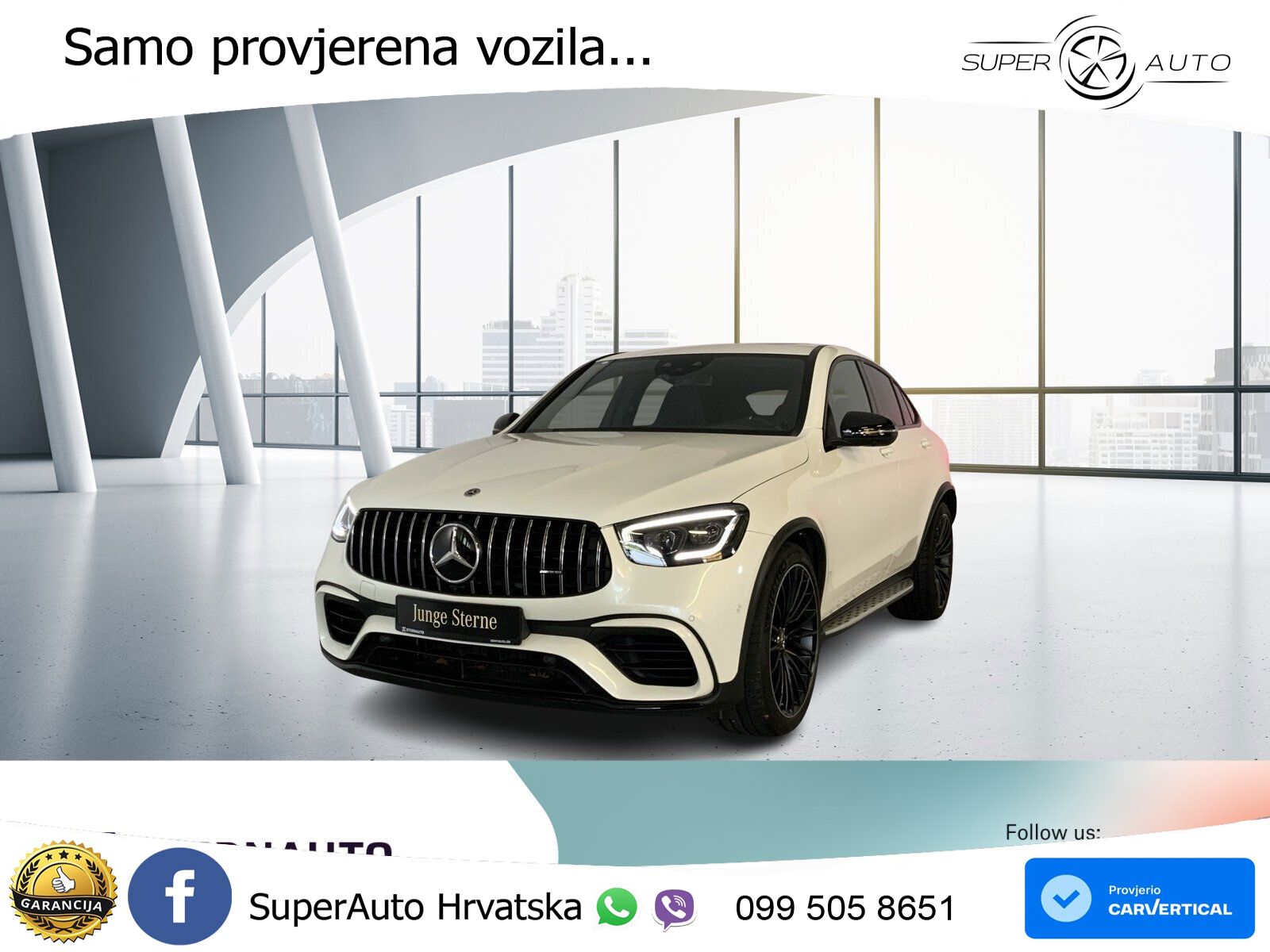 Mercedes GLC Coupe AMG 63 S V8 (510 KS) 4MATIC+ MCT ZRAČNI+ACC+4xGR SJED+360