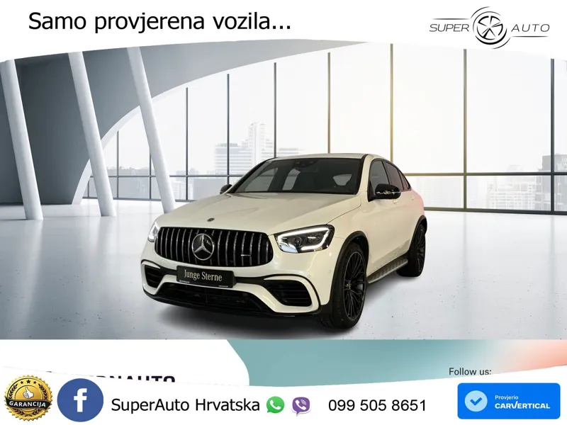 Mercedes GLC Coupe AMG 63 S V8 (510 KS) 4MATIC+ MCT ZRAČNI+ACC+4xGR SJED+360
