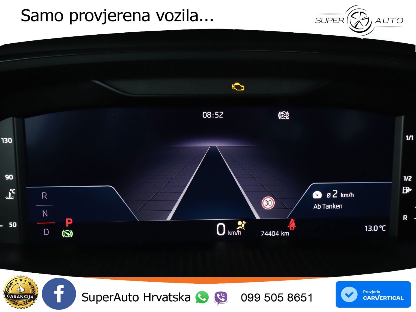 Škoda Octavia Combi 2.0 TDI (150 KS) DSG LED+GR SJED+ACC