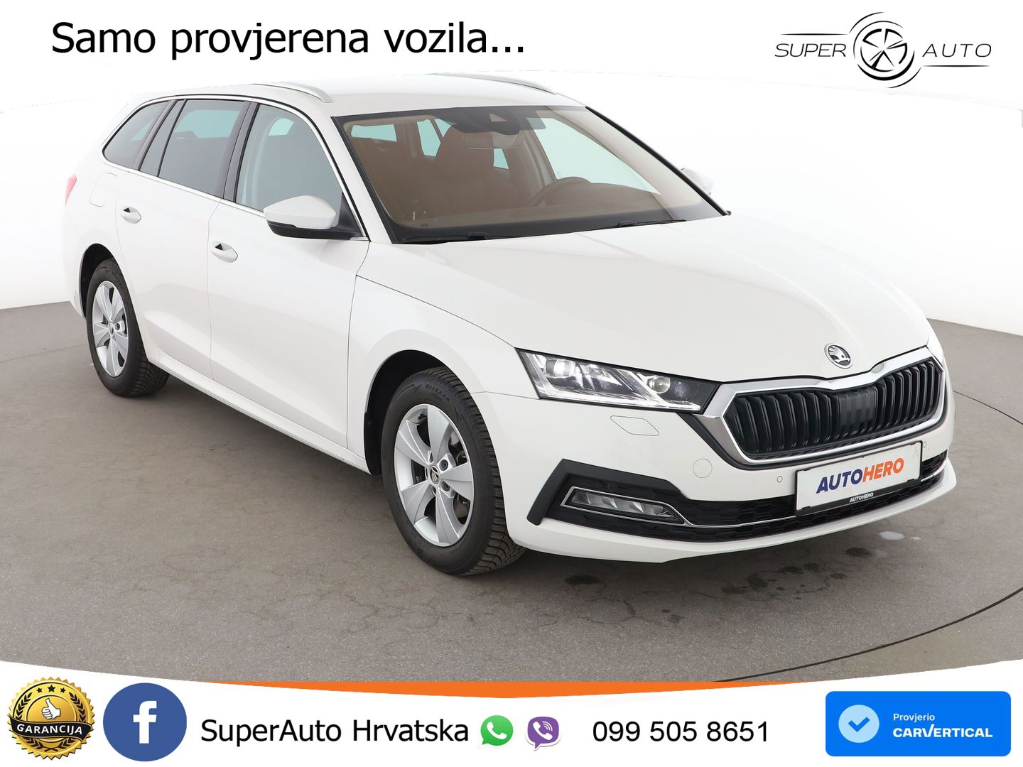 Škoda Octavia Combi 2.0 TDI (150 KS) DSG LED+GR SJED+ACC