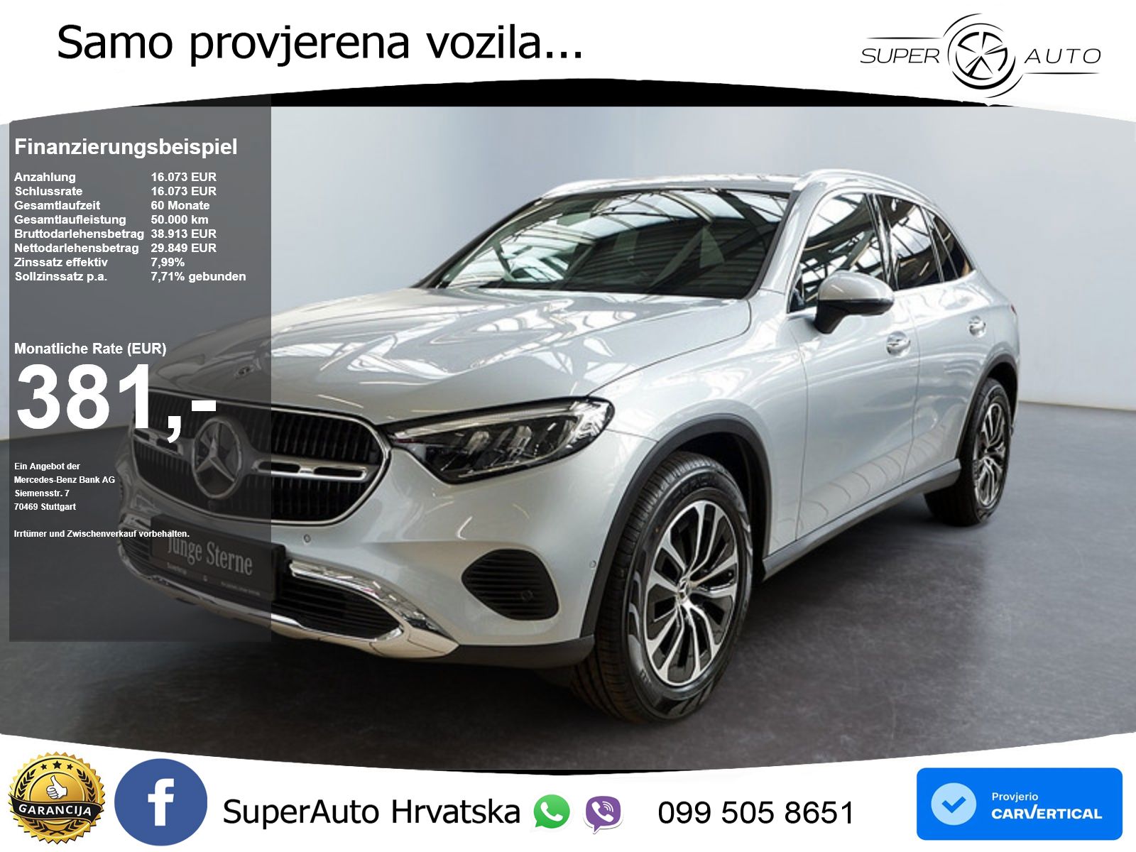 Mercedes GLC 220d (197 KS) 4MATIC 9G-TRONIC Avantgarde LED+GR SJED+ACC