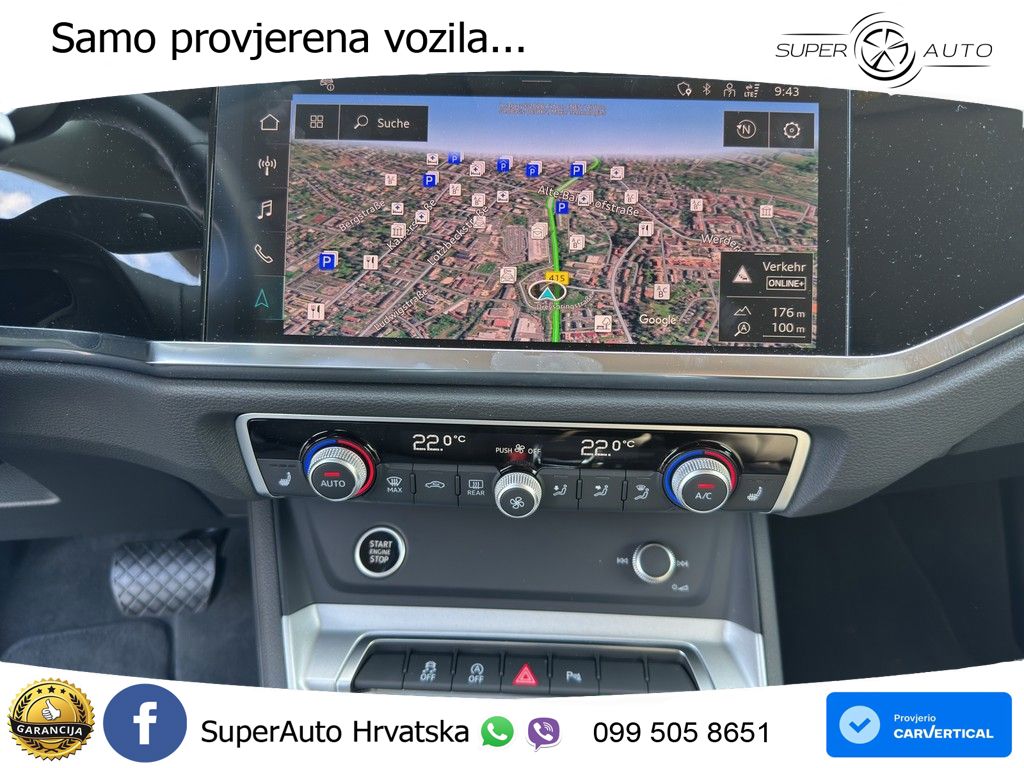 Audi Q3 40 TFSI (190 KS) quattro S tronic S line LED+GR SJED+ACC