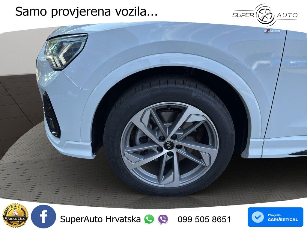 Audi Q3 40 TFSI (190 KS) quattro S tronic S line LED+GR SJED+ACC