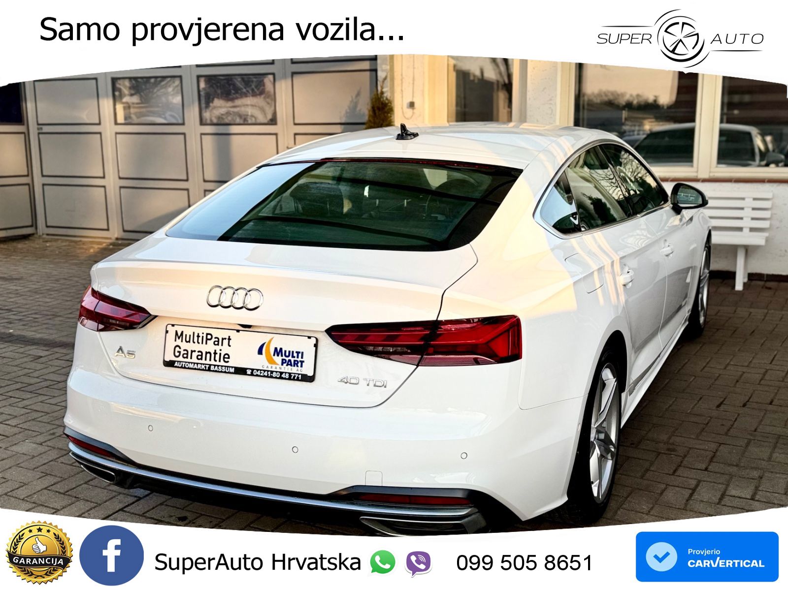 Audi A5 Sportback 40 TDI (204 KS) S tronic advanced