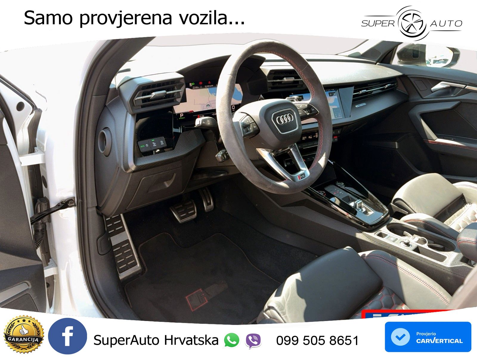 Audi RS3 Sedan 2.5 TFSI (400 KS) quattro S tronic MATRIX+GR SJED+KAM