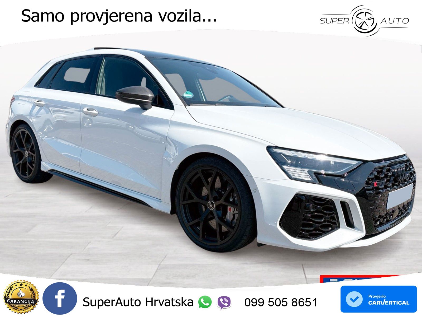 Audi RS3 Sedan 2.5 TFSI (400 KS) quattro S tronic MATRIX+GR SJED+KAM