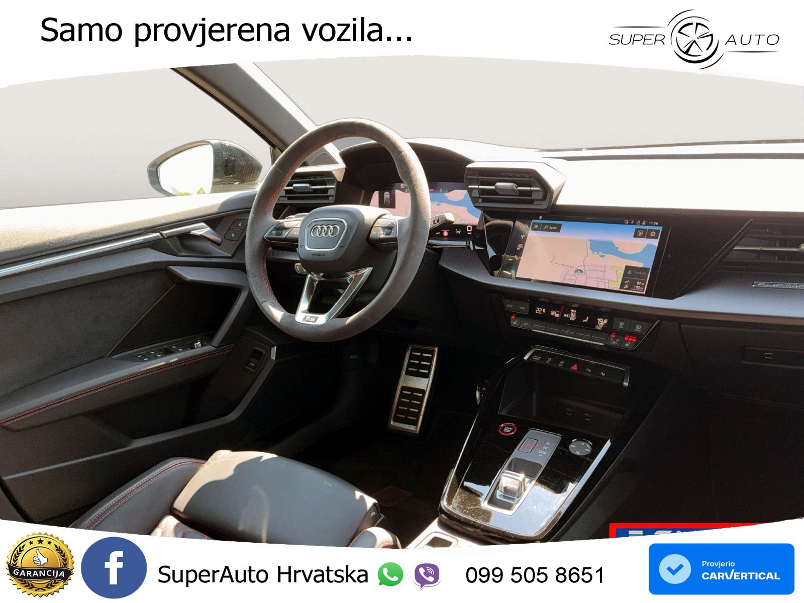 Audi RS3 Sedan 2.5 TFSI (400 KS) quattro S tronic MATRIX+GR SJED+KAM
