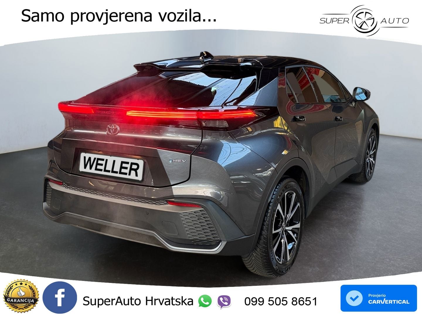 Toyota C-HR 1.8 (140 KS) Hybrid e-CVT Teamplayer LED+GR SJED+ACC