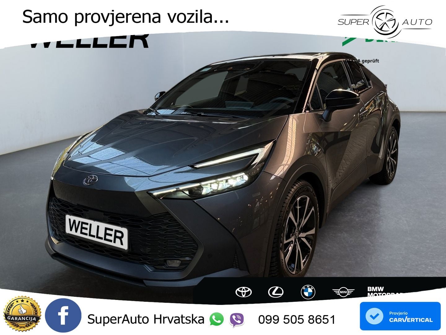 Toyota C-HR 1.8 (140 KS) Hybrid e-CVT Teamplayer LED+GR SJED+ACC