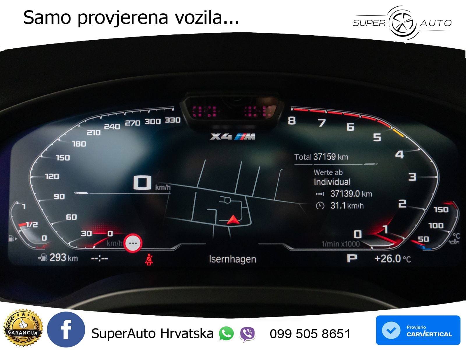 BMW X4 M Competition 3.0 (510 KS) xDrive Steptronic LED+GR SJED+ACC