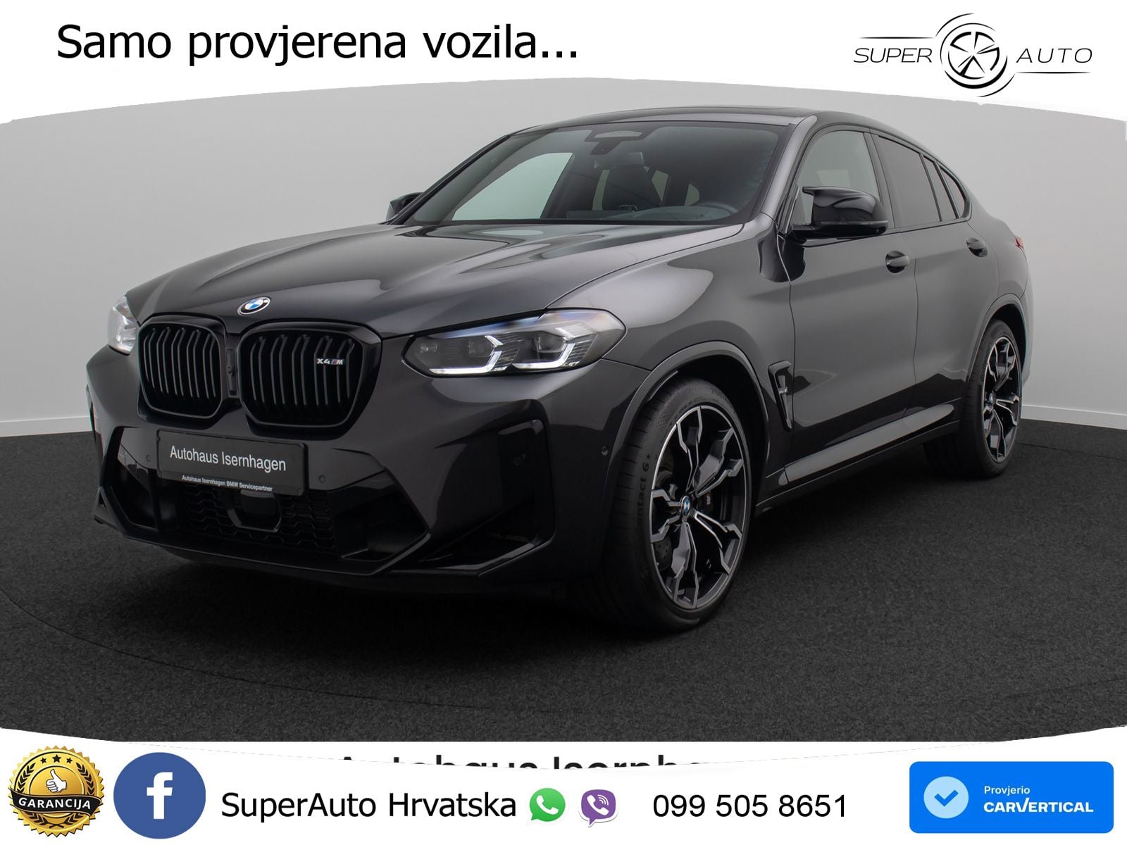 BMW X4 M Competition 3.0 (510 KS) xDrive Steptronic LED+GR SJED+ACC