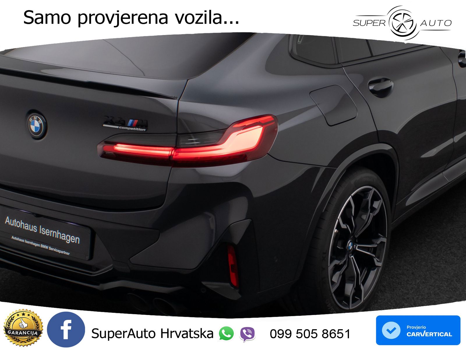 BMW X4 M Competition 3.0 (510 KS) xDrive Steptronic LED+GR SJED+ACC