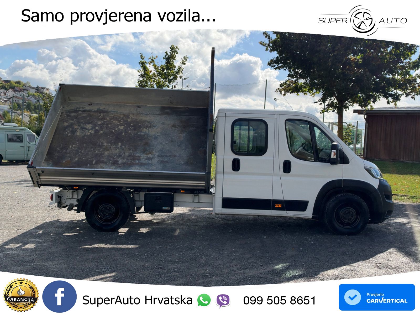 Peugeot BOXER 2.2 HDI DOKA 7 SITZER 3 SEITENKIPPER NAVI. 140 KS