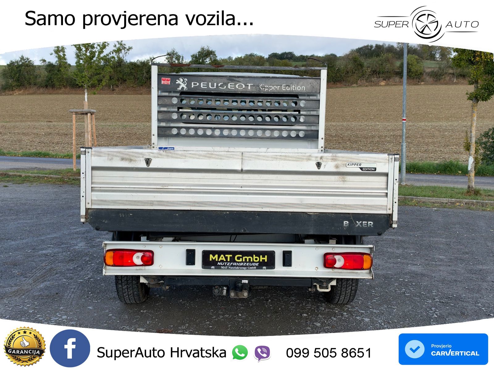 Peugeot BOXER 2.2 HDI DOKA 7 SITZER 3 SEITENKIPPER NAVI. 140 KS