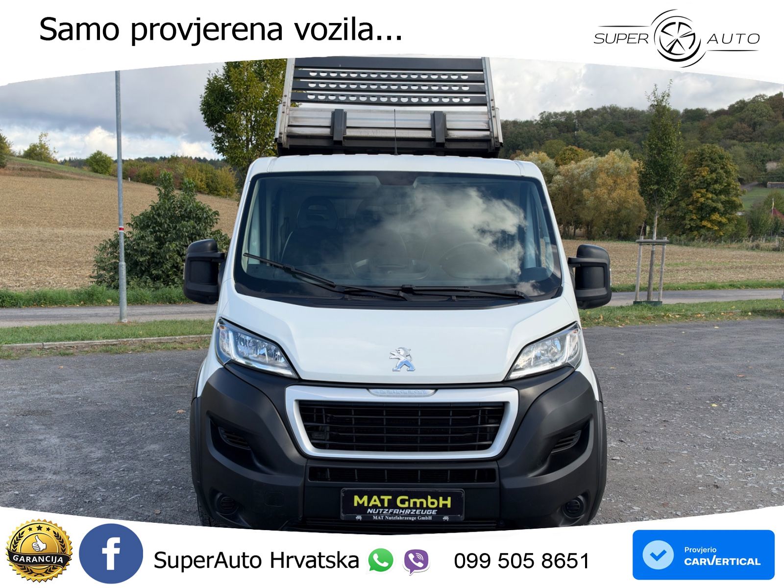 Peugeot BOXER 2.2 HDI DOKA 7 SITZER 3 SEITENKIPPER NAVI. 140 KS