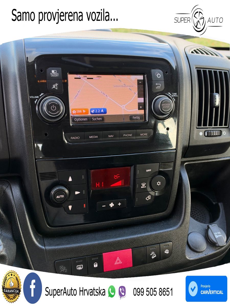 Peugeot BOXER 2.2 HDI DOKA 7 SITZER 3 SEITENKIPPER NAVI. 140 KS