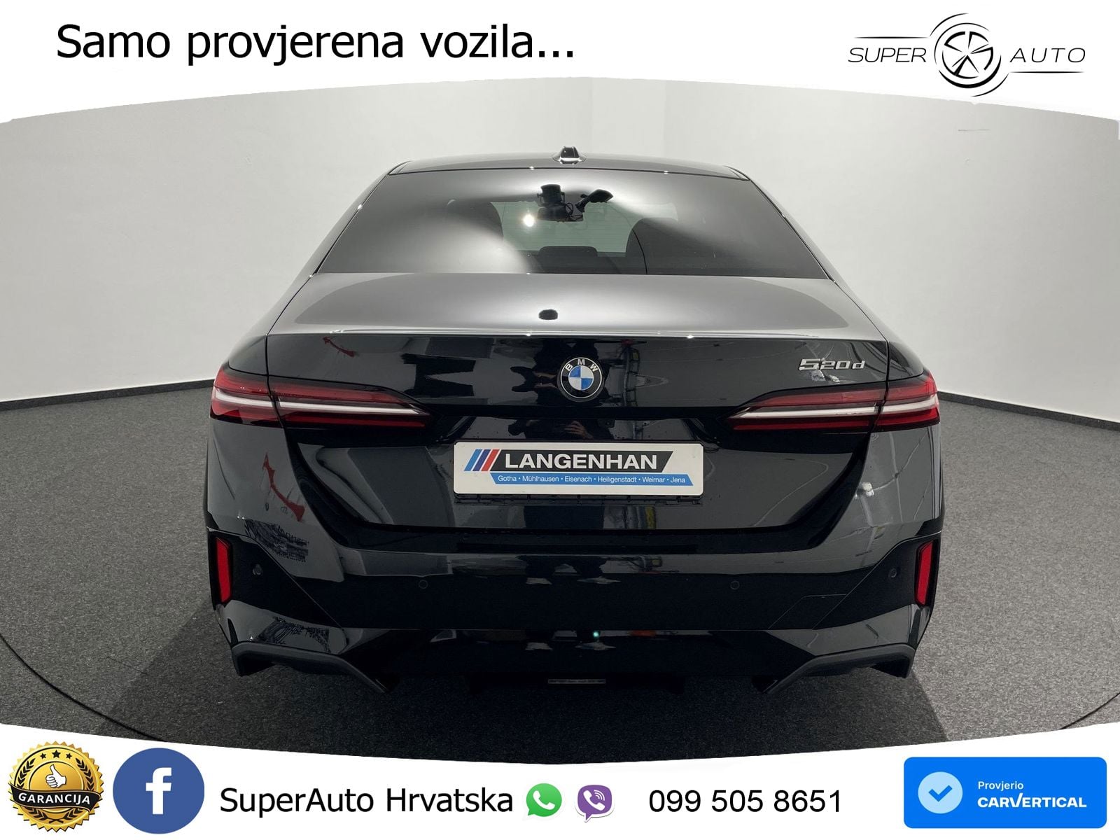 BMW 520d (197 KS) Steptronic M Sport LED+GR SJED+ACC