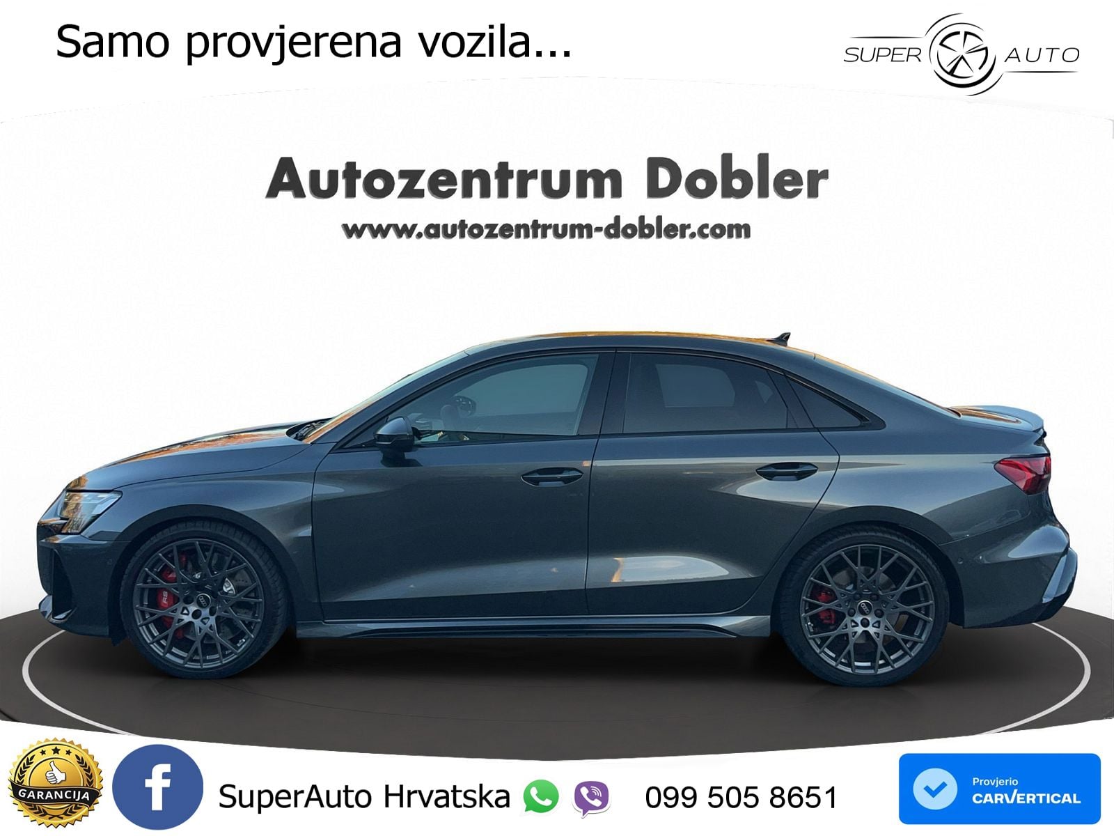 Audi RS3 Sedan 2.5 TFSI (400 KS) quattro S tronic MATRIX+GR SJED+KAM