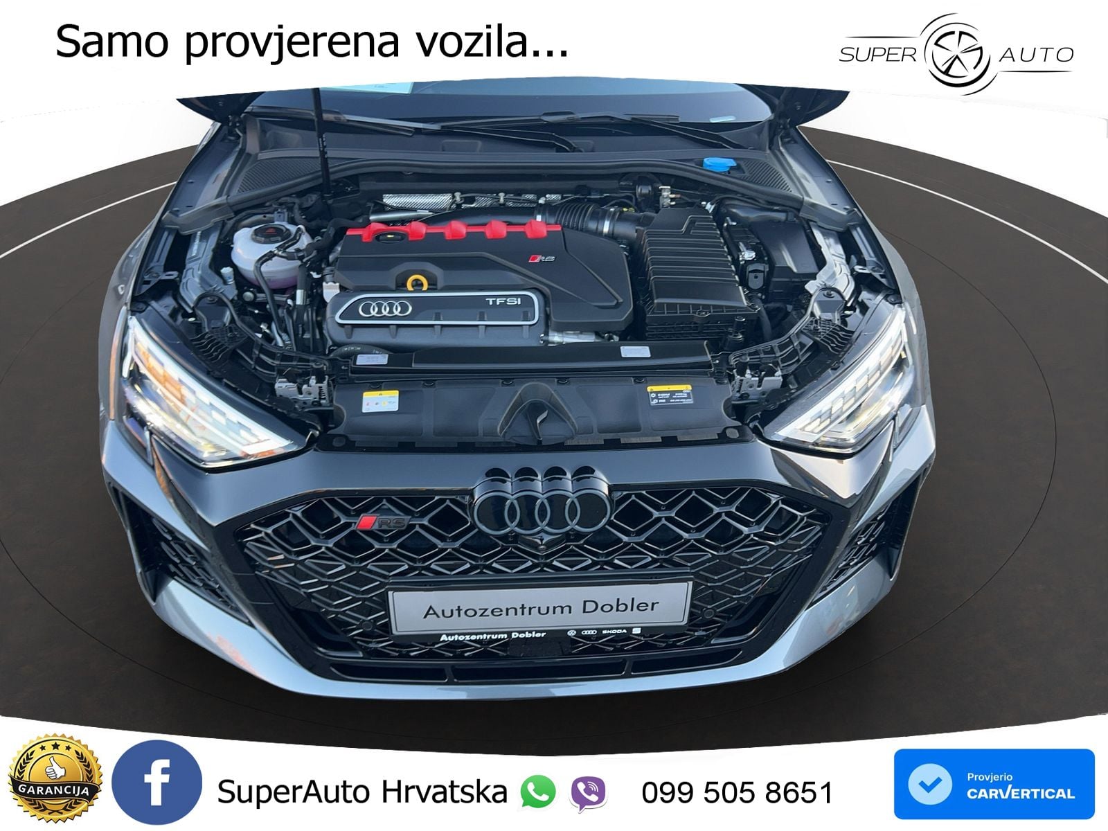 Audi RS3 Sedan 2.5 TFSI (400 KS) quattro S tronic MATRIX+GR SJED+KAM