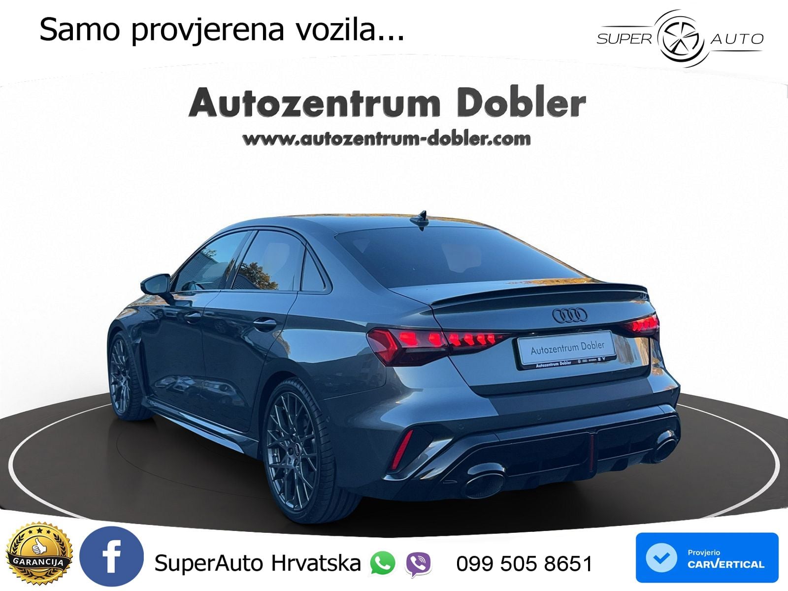 Audi RS3 Sedan 2.5 TFSI (400 KS) quattro S tronic MATRIX+GR SJED+KAM