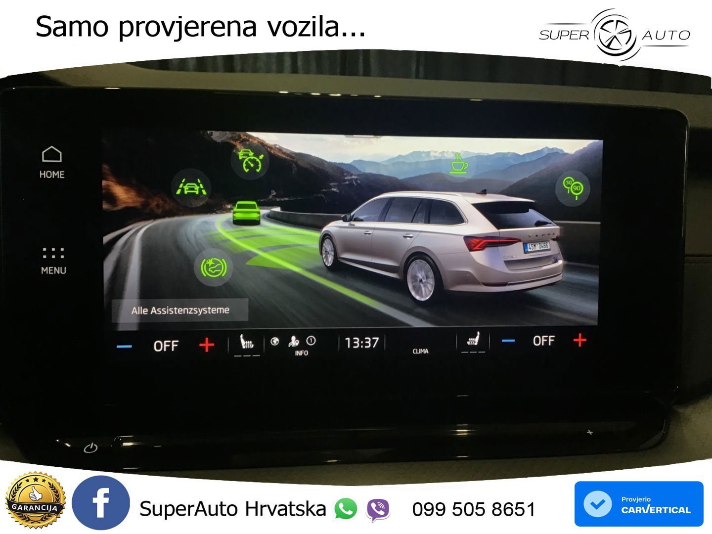 Škoda Octavia Combi iV 1.4 TSI (204 KS) DSG LED+GR SJED+ACC