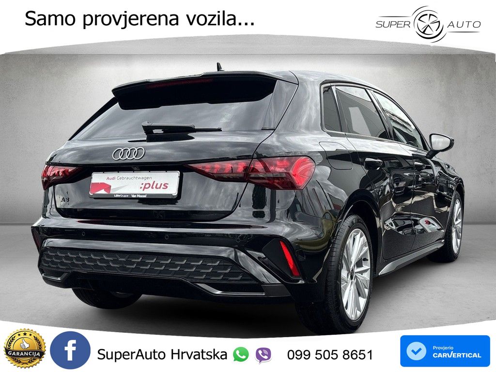 Audi A3 30 TFSI (116 KS)  S tronic S line MATRIX+GR SJED+KAM